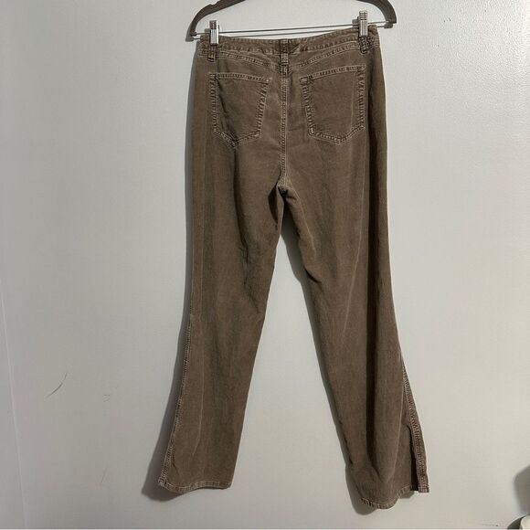 Talbots stretch mocha color corduroy pants size 8  - Picture 2 of 8